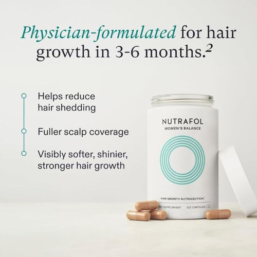 Nutrafol Women's Balance Hair Growth Supplements - 120 Capsules Refill