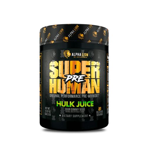 Alpha Lion | SuperHuman Pre Workout | Hulk Juice - Sour Gummy Bear