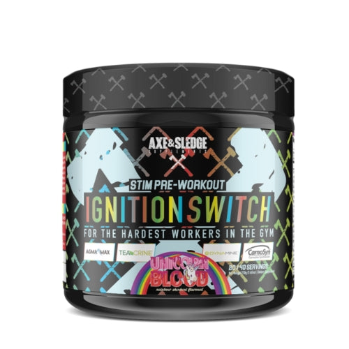 Axe & Sledge Supplements Ignition Switch - 40 Servings (Unicorn Blood)