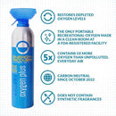 Oxygen Plus O+ Biggi - Portable Oxygen Canister | 11 Liters, 220+ Breaths