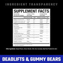 Axe & Sledge Supplements Hydraulic Stimulant - 40 Servings (Deadlifts & Gummy Bears)
