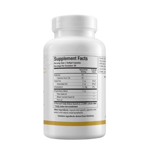 Biotics Research Optimal EFAs 120 Softgels