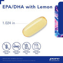 Pure Encapsulations EPA/DHA with Lemon - Omega-3 Fish Oil Supplement | 120 Softgels