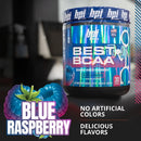 BPI Sports Best BCAA Powder Post Workout Sports Drink - Blue Raspberry - 30 Servings
