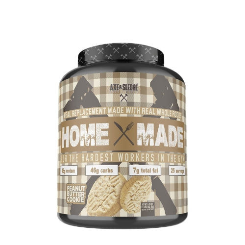 Axe & Sledge Supplements Home Made Whole-Foods-Based Meal Replacement Powder - 25 servings (Peanut Butter Cookie)