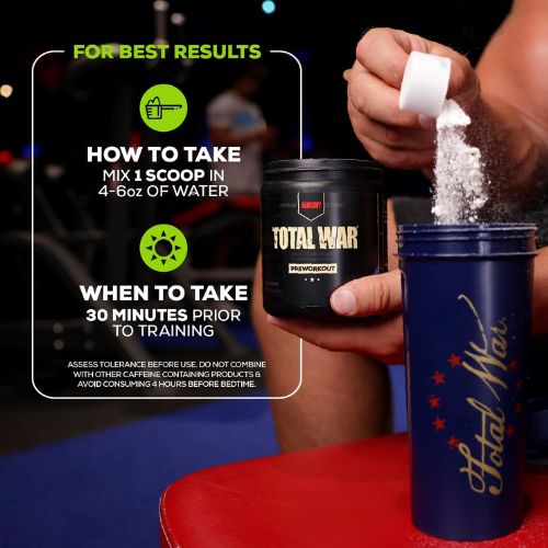 REDCON1 Total War Pre Workout for Women & Men - Sour Gummy Bear - 30 Servings
