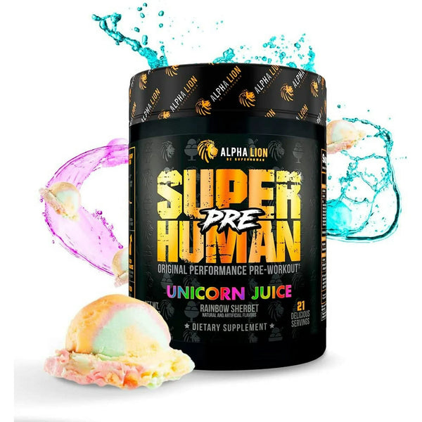 Alpha Lion | SuperHuman Pre Workout | Unicorn Juice - Rainbow Sherbet