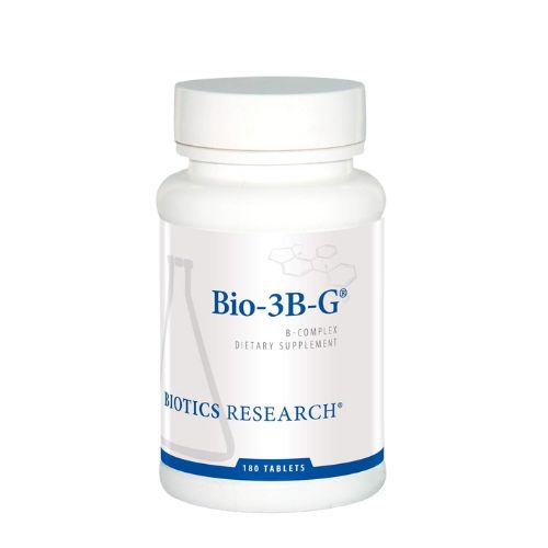 Biotics Research Bio-3B-G | Vitamin B Complex | 180 Tablets