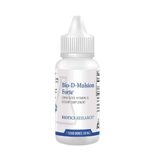 Biotics Research Bio-D-Mulsion Forte - 1 oz | High-Potency Immune & Bone Health Support