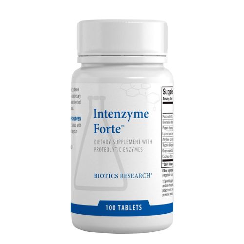 Biotics Research Intenzyme Forte - 100 Tablets | Systemic Enzymes for Inflammation, Muscle Recovery & Joint Health